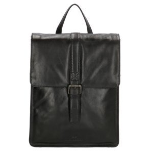 Dámský kožený batoh Micmacbags Porto - černý