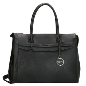 Elegantní dámská kabelka na notebook Charm London Bromley - 15,6 " (38 cm) - černá