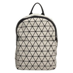 Dámský designový batoh Charm London Hoxton simple - světle šedý