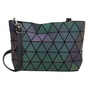 Dámská designová crossbody kabelka Charm London Hoxton - metalická černá