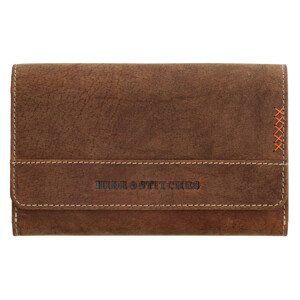 Hide & stitches Idaho dámská kožená peněženka - hnědá
