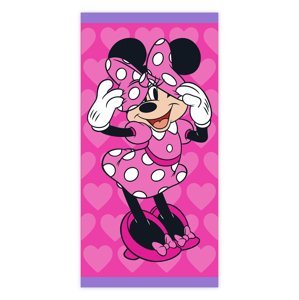 Disney Minnie Mouse ,,ME TIME" dětská osuška mikrovlákno 70x140 cm