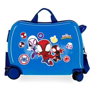 JOUMMABAGS Dětský kufřík na kolečkách - odražedlo - Marvel Spidey Amazing Friends - 34L