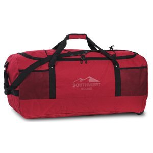 SOUTHWEST BOUND cestovní taška na kolečkách - červená - 80L