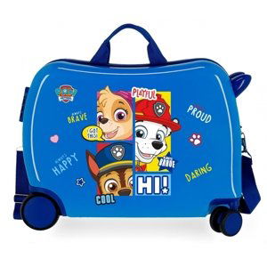 JOUMMABAGS Dětský kufřík na kolečkách - odražedlo - Paw Patrol Blue