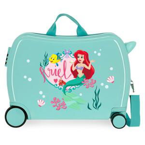 JOUMMABAGS Dětský kufřík na kolečkách - odražedlo - Disney - Princess Celebration - Ariel