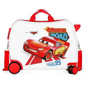 JOUMMABAGS Dětský kufřík na kolečkách - odražedlo - Disney Cars