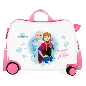 JOUMMABAGS Dětský kufřík na kolečkách - odražedlo - Disney Frozen