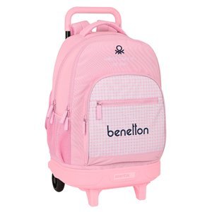 SAFTA Školní batoh na kolečkách United Colors of Benetton "VICHY" 32L