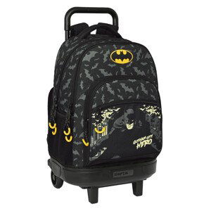 SAFTA Školní batoh na kolečkách Batman Gotham City Hero 32L