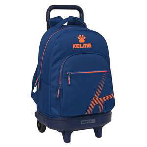 SAFTA Školní batoh na kolečkách KELME "NAVY BLUE" - modrý - 33L