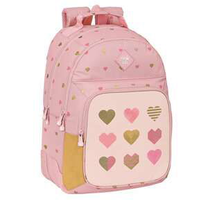 Safta Glowlab školní dvoukomorový  batoh ,,Hearts" - 20L