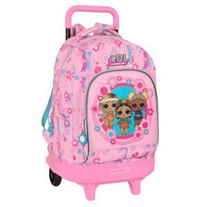 Safta LOL SURPRISE! "GLOW GIRL" dívčí školní batoh na kolečkách - 33L