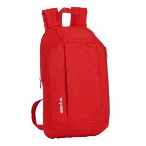 SAFTA Basic úzký mini batoh - červený / 8L