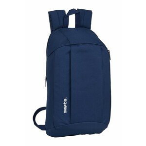 SAFTA Basic úzký mini batoh - modrý / 8L