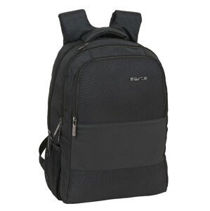 Safta Business dvoukomorový unisex laptop batoh 14,1” s usb portem - černý - 18L