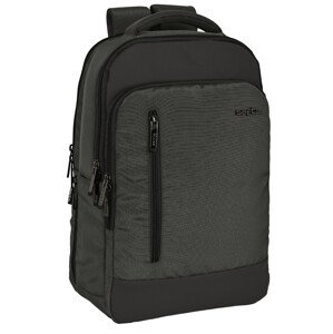 Safta Business dvoukomorový unisex laptop batoh 15,6" s usb portem - šedý - 19L