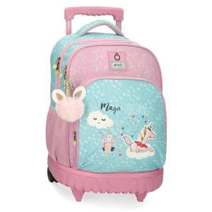 Školní batoh na kolečkách Enso Magic Unicorn - 30L