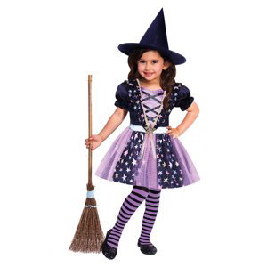 Amscan Dívčí karnevalový kostým hvězdná čarodějnice Velikost: 2-3