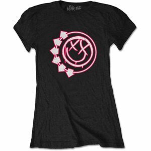 RockOff Dámské bavlněné tričko BLINK-182: Six arrow smile - černé Velikost: L