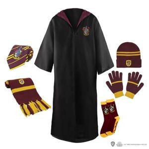 Wizarding World Balení 6 kusů oblečení Harry Potter - plášť, čepice, rukavice, šála, kravata a ponožky Velikost: 10-12