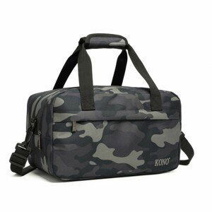 KONO Malá multifunkční unisex taška Kono Drill - CAMO / 13L