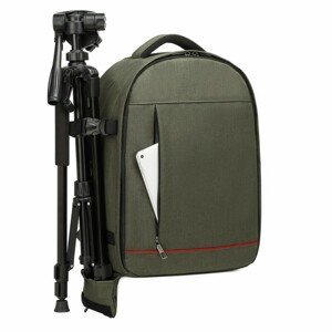 Speciální voděodolný a protiotřesový batoh na fotoaparát Kono - zelený