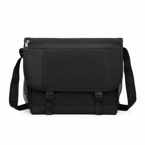 KONO Unisex bezpečnostní crossbody taška na rameno - černá