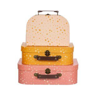 Sass & Belle Kartonový kufřík hvězdičky Velikost kufříku: Malý