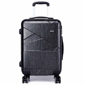 KONO kabinový kufr na kolečkách - polykarbonát - 48L - šedý
