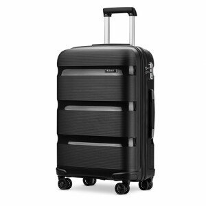 Kono Cestovní kufr na kolečkách Classic Collection - černý - 97 L