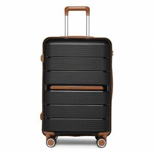 KONO British Traveller skořepinové zavazadlo polypropylen - černá - 60L