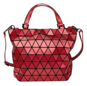 Malique by me Geometry dámská designová kabelka MA-1087 - červená