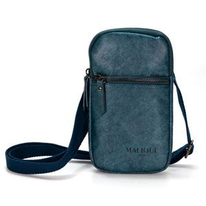 Malique dámská designová papírová crossbody taška D1091C - modrá oceán- 21 cm