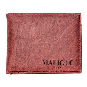 Malique dámská designová papírová peněženka D1093D - orientální červená - 11 cm