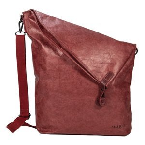 Malique dámská papírová taška s cípem D1100D - 40 cm - orientální červená
