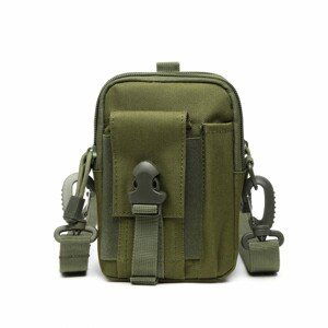 KONO casual malá crossbody taška - army zelená