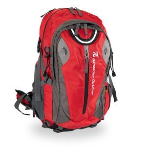 Senterlan turistický batoh 40L-  S9016 - červeno šedý