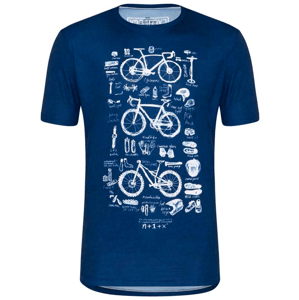 Cycology Technické cyklistické tričko - Bike Maths Velikost: S
