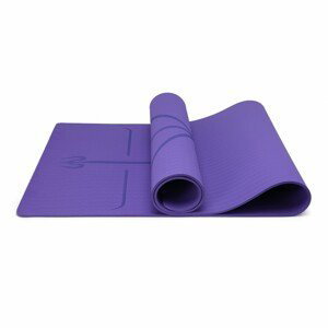Protiskluzová podložka na jógu a pilates Kono - fialová