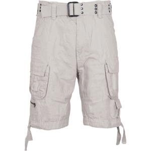 Brandit Kalhoty krátké Savage Vintage Shorts bílé oprané L