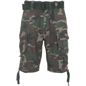 Brandit Kalhoty krátké Savage Vintage Shorts woodland světlá XL