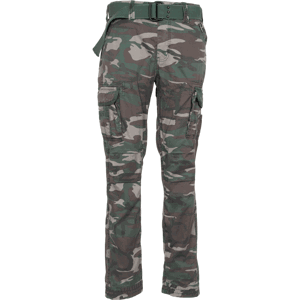 Surplus Kalhoty Premium Slimmy woodland oprané M