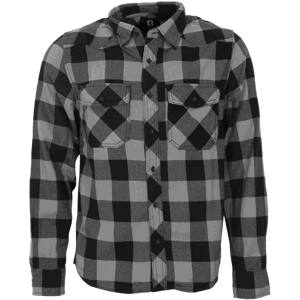 Brandit Košile Check Shirt černá | antracitová 6XL