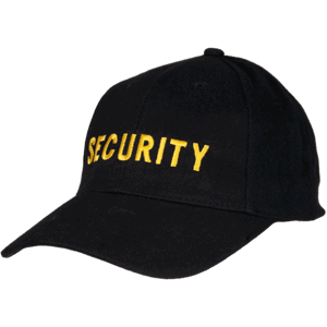 Čepice Baseball Cap SECURITY černá