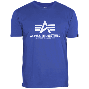 Alpha Industries Tričko  Basic T-Shirt nautical blue XL