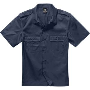 Brandit Košile US Hemd 1/2 navy 7XL