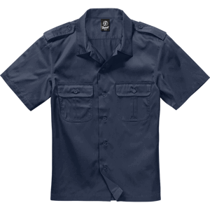 Brandit Košile US Hemd 1/2 navy XL