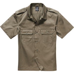 Brandit Košile US Hemd 1/2 olivová XL
