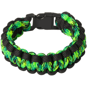 Náramek Paracord MINI KOBRA zelená D13